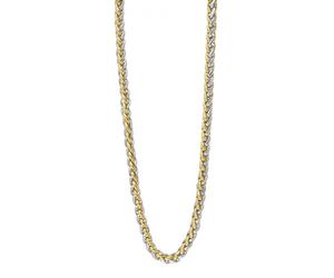 Fred Bennett Spiga Link Two Tone Chain Necklace 0.7cm, 56cm