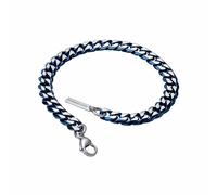 Fred Bennett Stainless Steel Blue 21.5cm Bracelet B5568L - Premium Finish | - Stainless Steel