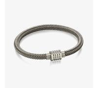 Fred Bennett Stainless Steel Grey Woven Bracelet B5054