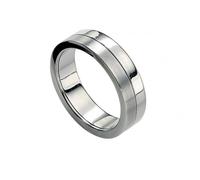 Fred Bennett Stainless Steel Spinning Band Ring R2511 - Elegant - Size 58 - Stainless Steel