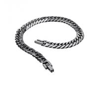 Fred Bennett Stainless Steel Two Tone Foxtail Bracelet B5455 - Signature