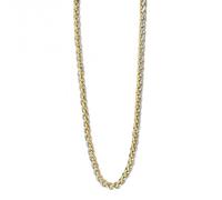 Fred Bennett Stainless Steel Two Tone Spiga Link Necklace N4584 - Modern