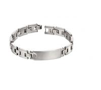 Fred Bennett Steel Section Id Bracelet B5117 - Bold Statement | - Stainless Steel