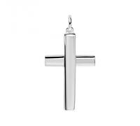 Fred Bennett Sterling Silver Overlapped Cross Pendant P5387X - Distinctive