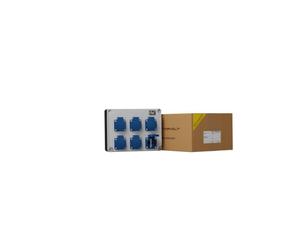 Fred construction distributor 6x230V Schuko Mennekes DV-2978-D