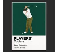 Fred Couples Golf Icon Frame Men's Polo Shirt - Hot Pink / 2XL