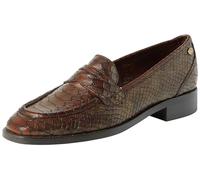 Fred de la Bretoniere Women's Mint Loafers, Dark Brown, 8 UK
