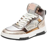 Fred de la Bretoniere Women's Yara high Trainers Sneaker, Silver, 5 UK