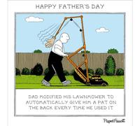 Fred Father's Day Pat On The Back Well Done Dad Funny Father's Day Greeting Card 604300
