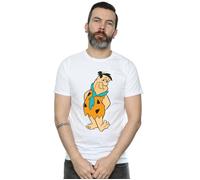 Fred Flintstone Kick T-Shirt The Flintstones White XXL