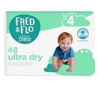 Fred & Flo 48 Ultra Dry Nappies Size 4 - (Pack of 6)