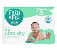 Fred & Flo 56 Ultra Dry Nappies Size 3 - (Pack of 6)