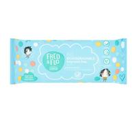 Fred & Flo Biodegradable Fragrance Free Wipes 60 Pack