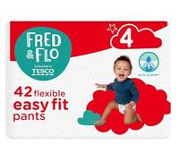 Fred & Flo Easy Fit Pants Size 4 42Pk - (Pack of 6)