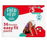 Fred & Flo Easy Fit Pants Size 5+ 36 Pack - (Pack of 6)