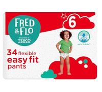 Fred & Flo Easy Fit Size 6 Nappy Pant 34 Pack - (Pack of 6)