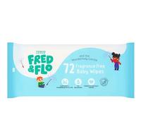 Fred & Flo Fragrance Free Wipes 72 Pack - (Pack of 6)