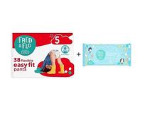 Fred & Flo Size 5 Nappy Pants 38 Pack + 60 Fragrance Free Baby Wipes