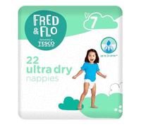 Fred & Flo Ultra Dry Nappies Size 7 22 Pack - (Pack of 6)