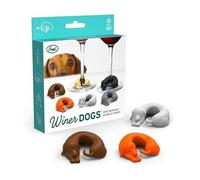 Fred & Friends WINER DOGS Dachshund Drink Markers, Set of 6, Silicone