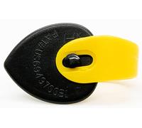 Fred Kelly Picks D5JB-L-3 Delrin Bumblebee Jazz Large Light Guitar Pick (3 Pack),black/yellow