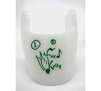 Fred Kelly Picks D7FF-L-3 Delrin Freedom Finger Pick Large Guitar Pick, White (Pack of 3)