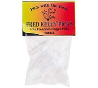 Fred Kelly Picks P7FF-M-3 Poly Freedom Finger Pick Medium Guitar Pick