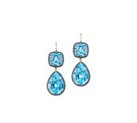FRED LEIGHTON Double Drop earrings - Blue One Size