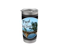 Fred on the Old Seven, Tree, 7 Mile Bridge Marathon Keys Stainless Steel Insulated Tumbler