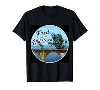 Fred on the Old Seven, Tree, 7 Mile Bridge Marathon Keys T-Shirt