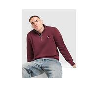 Half Zip Sweatshirt Oxblood / Ecru, Medium