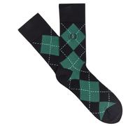Fred Perry Argyle Jacquard Sock - Green O/S O/S