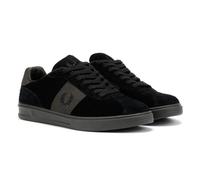 Fred Perry B4 Mens Black/Anchor Grey Trainers Suede - Size UK 10