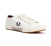 Fred Perry B708 Vintage Tennis Canvas Men's White Trainers UK 7