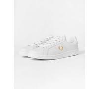 Fred Perry B721 Mens Leather Trainers - White - Size UK 8