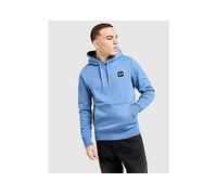 Fred Perry Badge Overhead Hoodie - Blue - Mens M