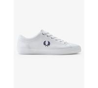 Fred Perry Baseline Mens Leather Trainers - White - Size UK 6