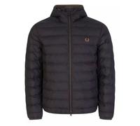 Fred Perry Black Insulated Hooded Jacket - M
