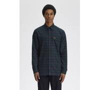 Fred Perry Brushed Black Watch Tartan Shirt - X Large