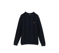 Fred Perry cable knit crew neck sweater - Blue S-M-L-XL