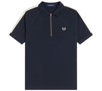 Fred Perry Cable Taped Polo Shirt - Navy