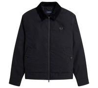 Fred Perry Cotton Caban Jacket - Black - X-Large