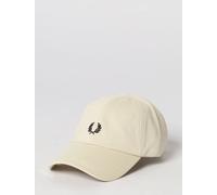 FRED PERRY Cotton Canvas Baseball Cap with Embroidered Logo - Size: OS - male