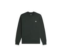 Fred Perry Crew Neck Sweatshirt, Green T50, M