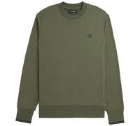 Fred Perry Crew Neck Sweatshirt - Laurel Wreath Green/Night Green - Small