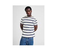 Fred Perry Fine Stripe T-Shirt - Brown - Mens M