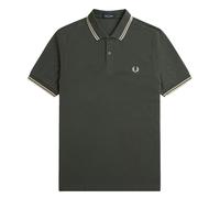 Fred Perry M3600 Twin Tipped Polo Shirt - Field Green - M3600-U98 TWIN