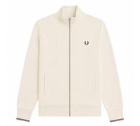 Fred Perry Full Zip Through Sweat - Ecru - X-Large