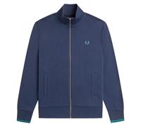 Fred Perry Full Zip Through Sweat - Tennis Blue - Medium