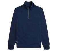 Fred Perry Half Zip Sweatshirt - Tennis Blue - X-Large